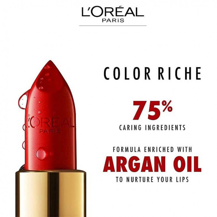 Color Riche rouge à lèvres satiné de L'Oréal Paris offre confort et tenue