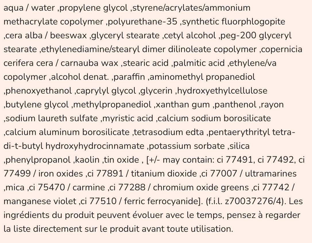 liste-des-ingredients-Mascara-Firework-Maybelline-longueur-volume